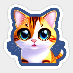 Cute Cats Collection - Toby Sticker